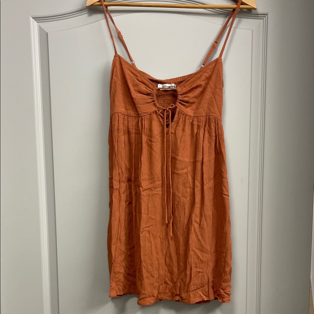 Salty Crew Rust Mini Dress